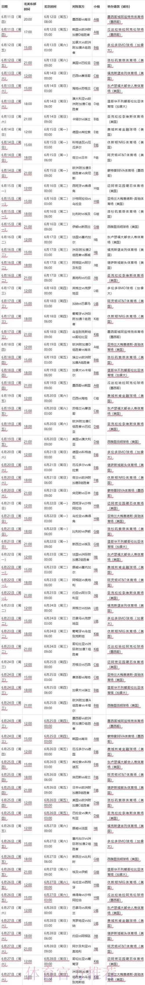 世界杯赛程全程直播实时追踪 世界杯赛程全程直播实时追踪